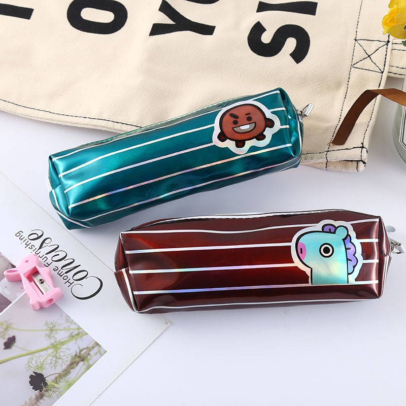 韩版镭射卡通/创意收纳铅笔细节图