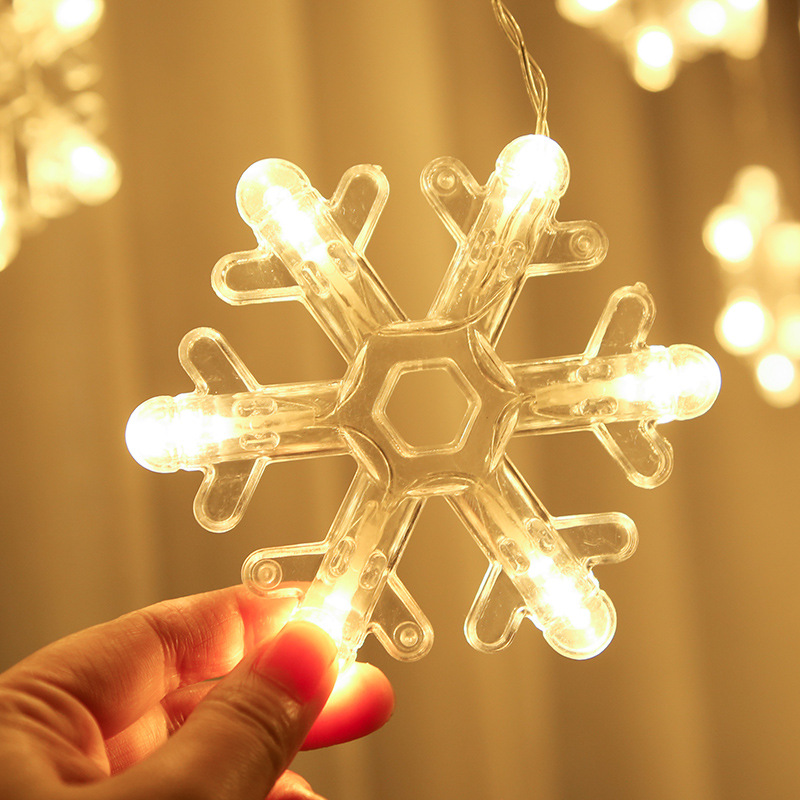 Manufacturers Wholesale V-Type Snow Curtain Lights Led Christmas Decorative Lights Holiday Decoration Snow Lights String Cross-Border Exclusively For Specification drawing