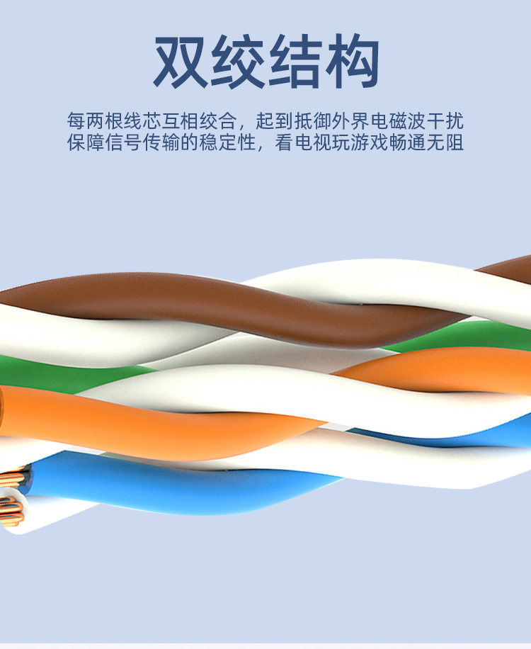 Factory direct supply of cat6e Gigabit finished network patch cords, high-speed connection cables, network cables, RJ45 pic 9