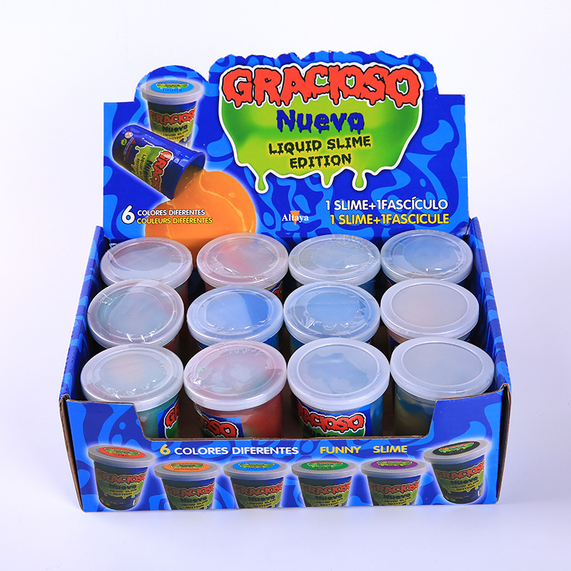 Cross-border ultra-light clay, colored clay and crystal clay transparent bottle toys Application Scenario