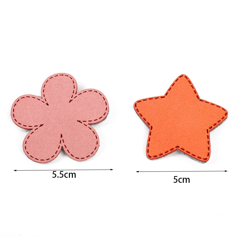 Custom Korean Velvet Star Pattern Diy Jewelry Cloth Stickers Accessories Creative Flower Clothes Hat Headwear Wholesale Application Scenario