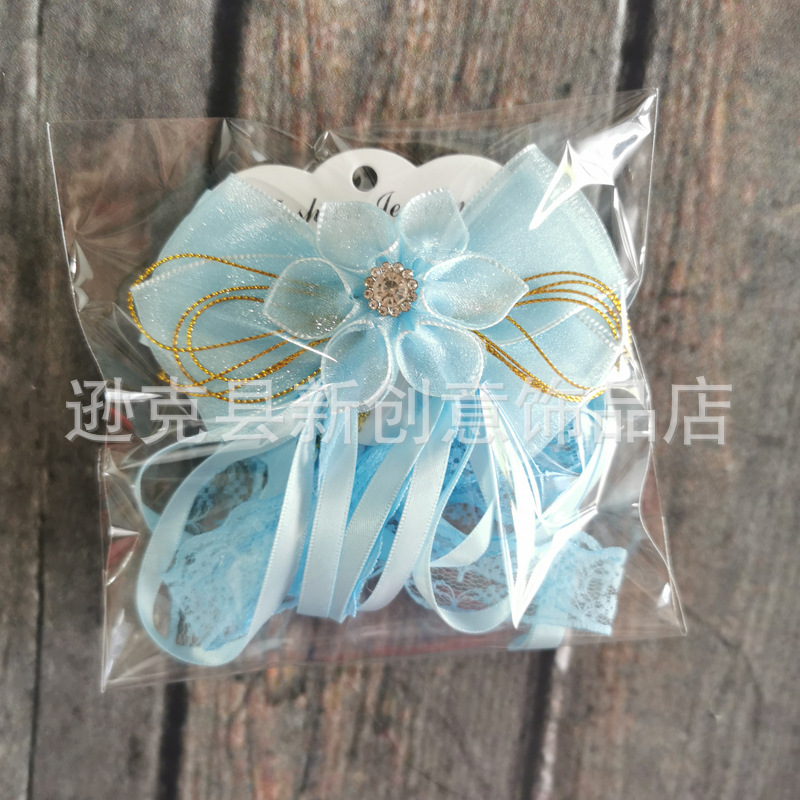 National trend series Hanfu flower headwear, fairy bow, fairy boy ancient-style ribbon hair accessory, princess hair flower, Chinese-style hair clip Application Scenario