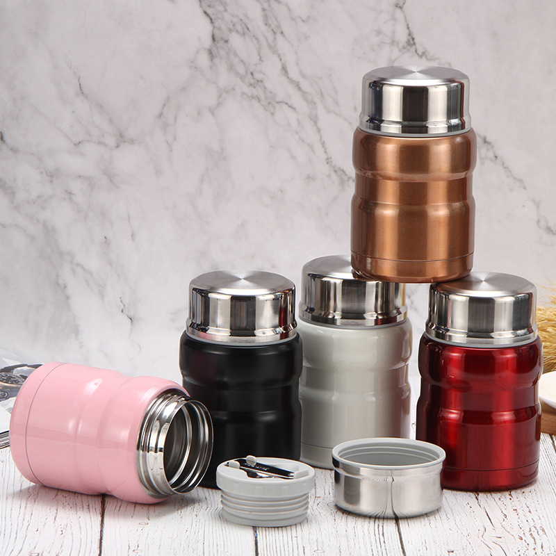 304 stainless steel stew pot porridge stew beaker large capacity vacuum thermos cup outdoor portable heat preservation stew pot full figure