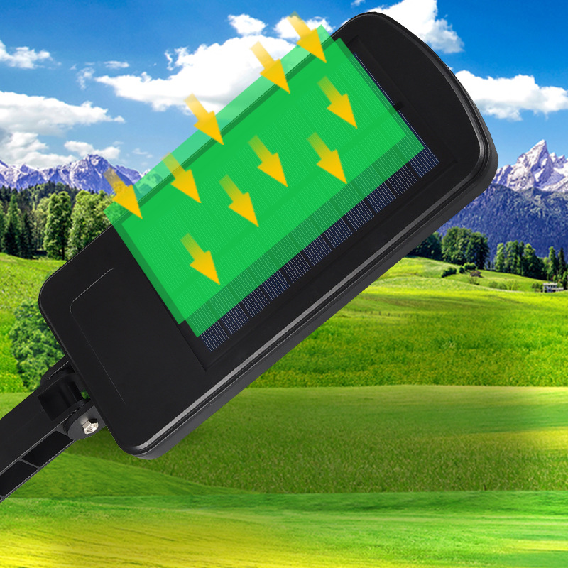 New integrated solar street lamps, outdoor household smart sensor garden lamps, gift exhibition and sale, solar lamps Specification image