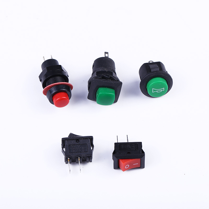Boar-shaped lift plate power button four factory direct sales small fluctuation switch toy car switch in multiple specifications Specification image