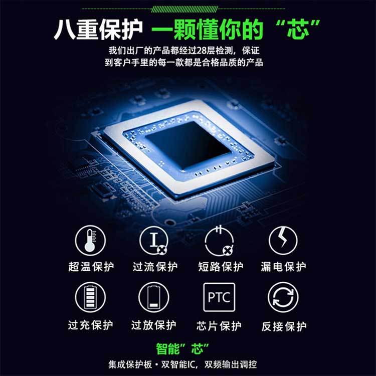 Factory direct supply X120-986000 dual-inverter head high-power 12V energy-saving intelligent battery voltage booster pic 3