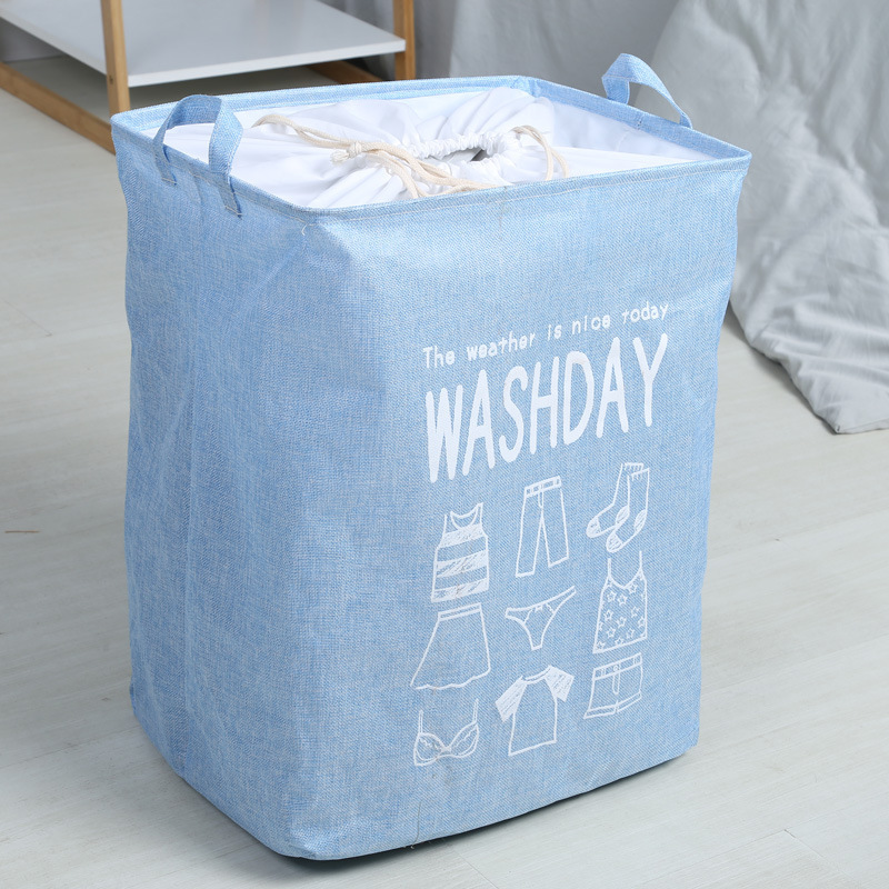 Tiktok Home Giant Capacity Clothes Drawstring Pocket Wholesale Big Mac Storage Bag Application Scenario
