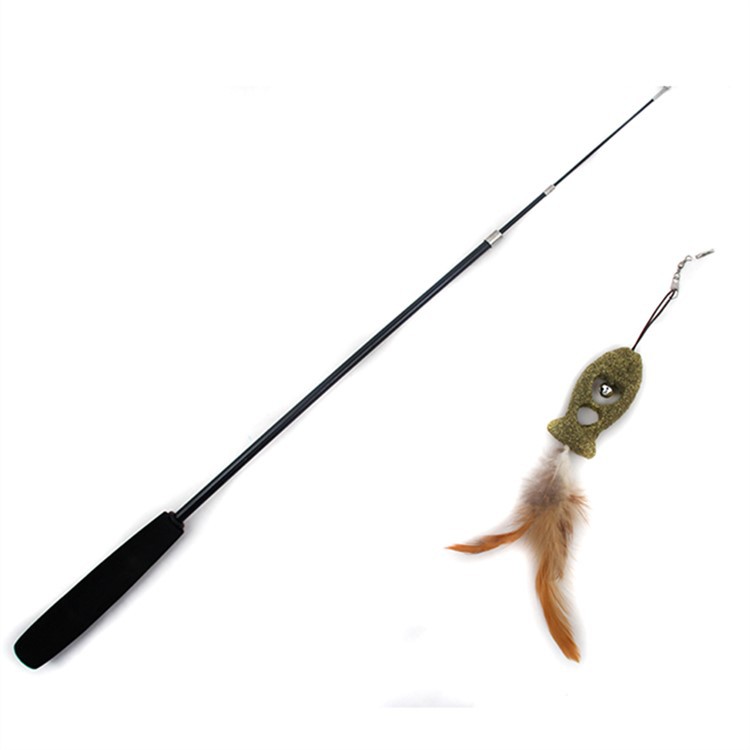 上百款替换头/逗猫棒/三节伸缩逗猫白底实物图