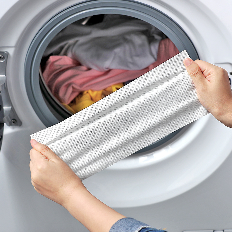 Japanese anti-mite anti-dyeing laundry sheet Washing machine with color master sheet anti-cross color clothes mixed wash color absorption paper Application Scenario