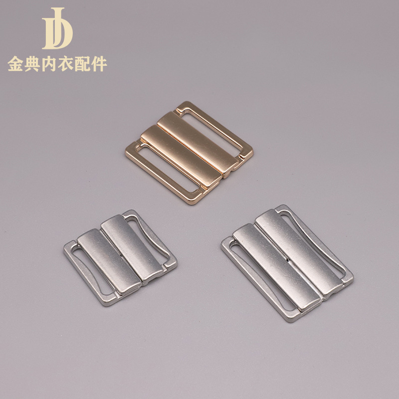 Golden Classic Alloy buttoned metal combination decorative alloy buckle swimwear, breastfeeding underwear adjustable button underwear accessories Specification image