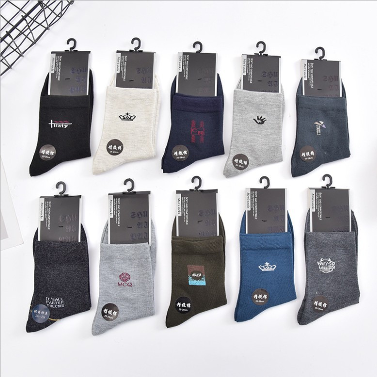 New 200 pin mens full calcetines simple patchwork color hombre color medium tube cotton calcetines fabricantes venta al por mayor fuente details Picture