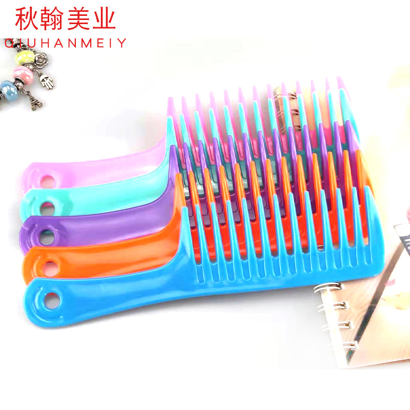 Hair Oil Hair Comb Home Wide Teeth Curly Hair With Large Hair Comb Color Plastic Hair Comb Manufacturers details Picture