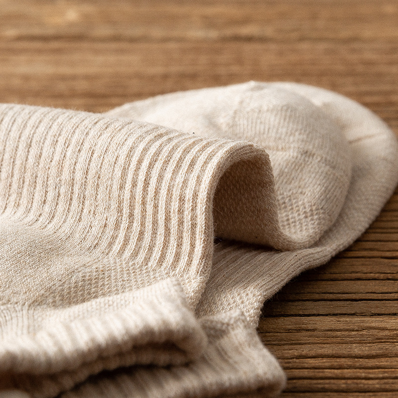 运动、休闲棉袜实物图