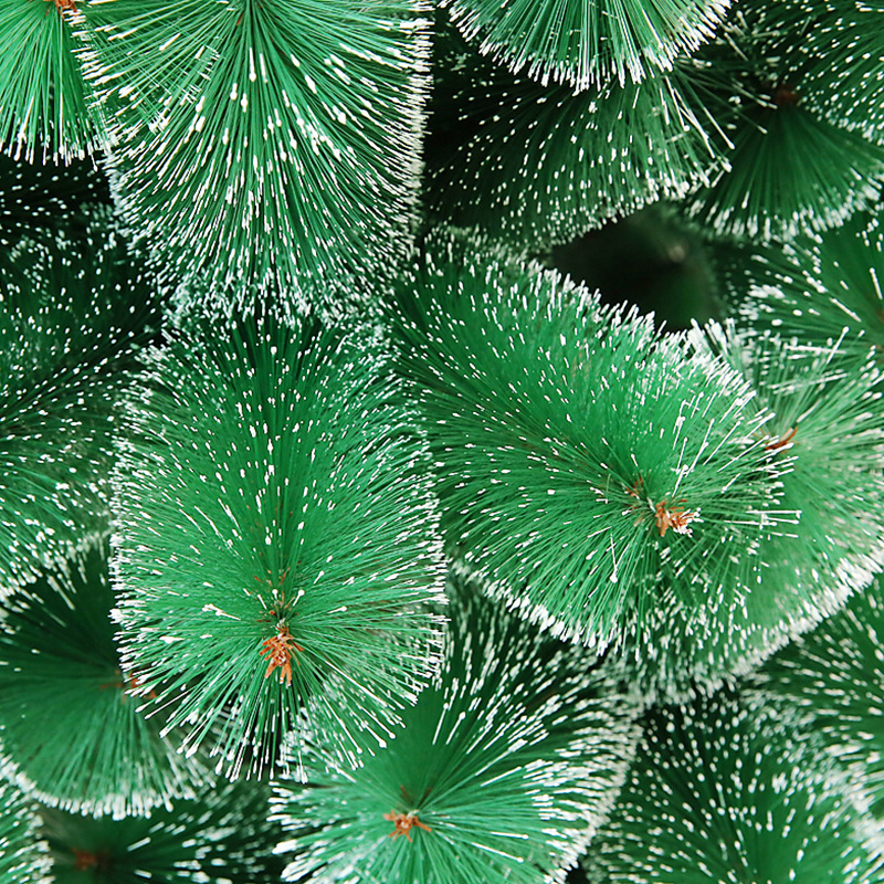 Original manufacturer's pine needle Christmas tree, white pine needle tree, PET pine needle white dot Christmas tree, Christmas decoration products details Picture