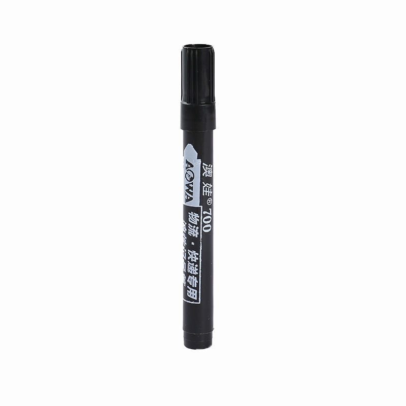 Chendi Writing Marker Black Box Large-Head Pen Waterproof Oil-Based Large-Head Marker Single-Head Marker Cannot Be Erased Item Picture