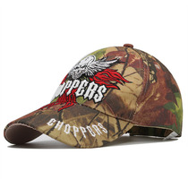 Aliexpress Amazon ebay Euro-American style men's and women's camouflage skull embroidery baseball cap sun shade duck cap