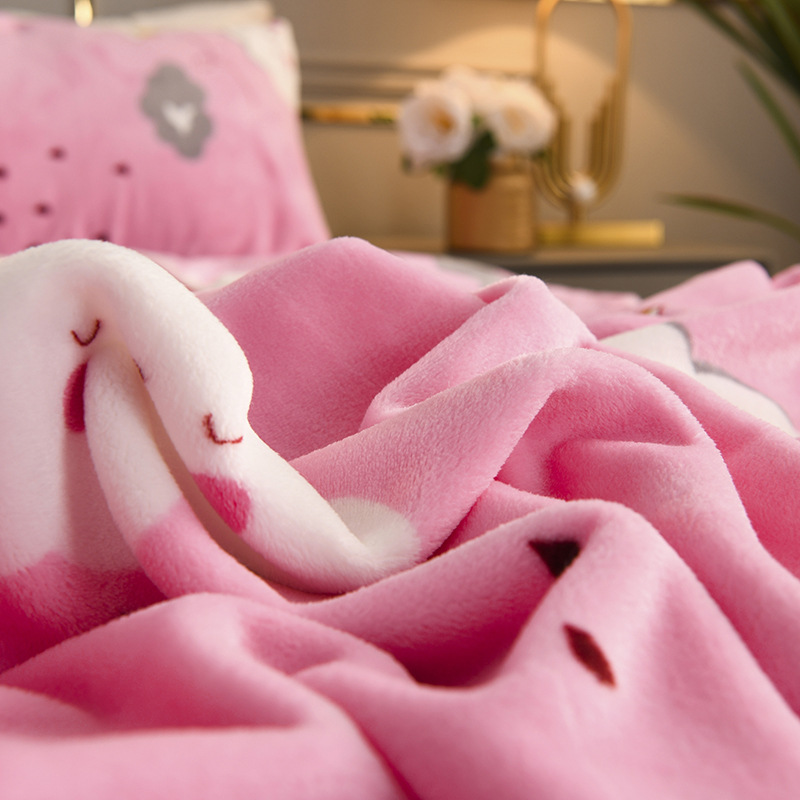 Thickened Gift Blanket Coral Velvet Blanket Gift Box Flannel Cover Blanket Office Nap Blanket Opening Event Gift Specification drawing