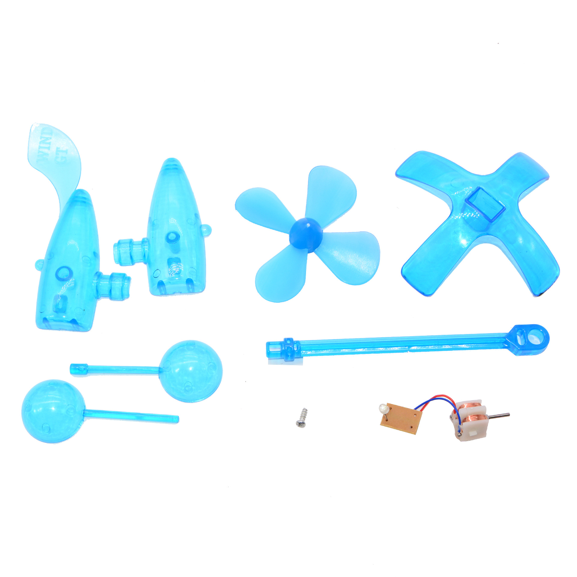Student experimental toys and teaching AIDS for the "Fengshen" wind turbine, DIY wind energy handicrafts and small technology production materials Specification image