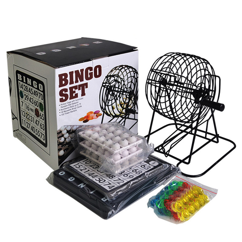 宾果游戏酒具游戏 酒吧酒桌聚会桌面游戏BINGO 酒吧摇奖机BINGO
