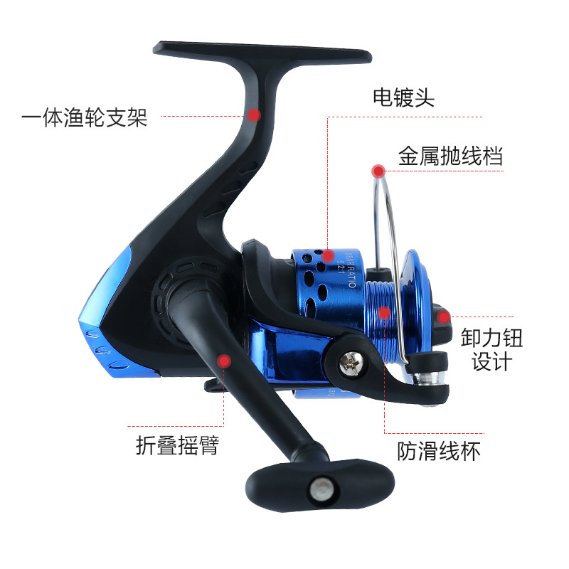 水滴轮钓鱼竿/水滴轮/塔酷马水滴轮/水滴轮套装/钓鱼鱼具产品图