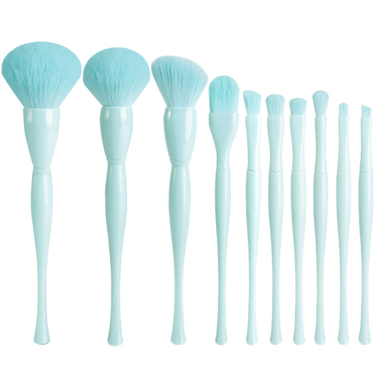 Mandance 10 Makeup Brush Set Loose Powder Blush Refresh Hand Beauty Tools Soft Makeup Brush Application Scenario