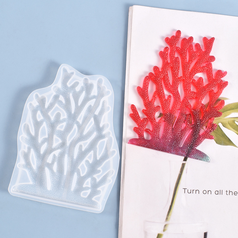 diy cristal goteo molde creativo look coral swing mesa ornamentos molde de silicona en stock al por mayor Specification image