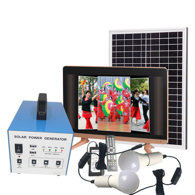 Outdoor power generation system, small household generator, solar panel, night market street vending lighting power generation system details Picture