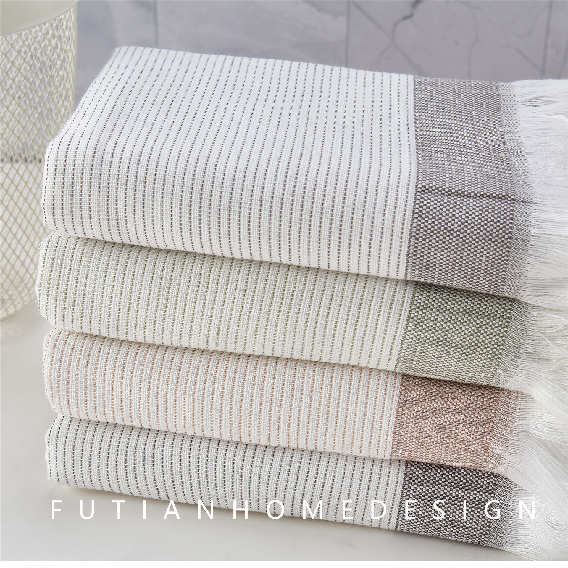 Fu Sweet Towel Cotton Gauze Fringed Face Towel Ins Couples Home Business Super Boutique A Hair Manufacturers Direct Sales Specification drawing