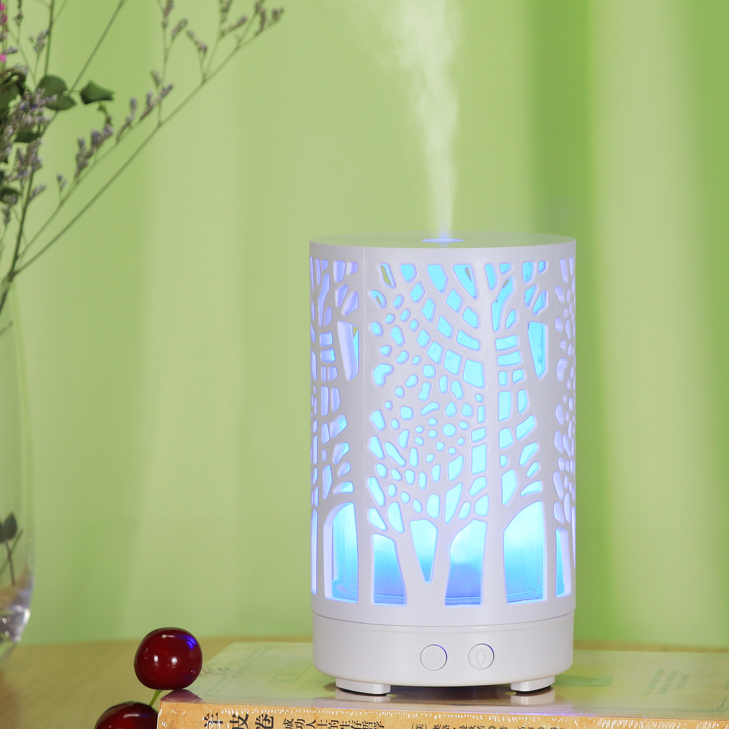 200ml creative new wood grain aromatherapy machine Home office bedroom desktop diffuser humidifier Item Picture