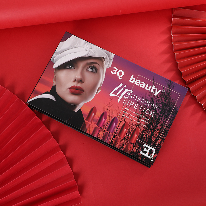 3Q/beauty/跨境丝绒雾面产品图