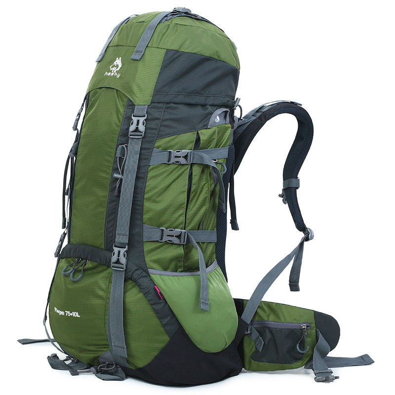 Foreign Trade Jungle King Outdoor Hiking Bag Waterproof Backpack Backpack Heavy Hiking Backpack Large Travel Backpack Application Scenario