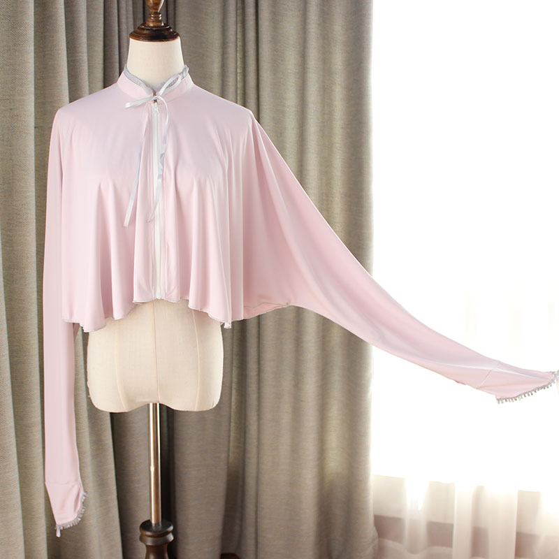 Summer 2021 new floral border UV shawl, fashionable sunshade cape, women driving, learning to drive, outdoor travel Application Scenario