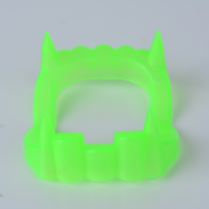 跨境万圣节装扮道具夜光假牙吸血鬼牙齿愚人节整蛊僵尸牙套玩具详情图2