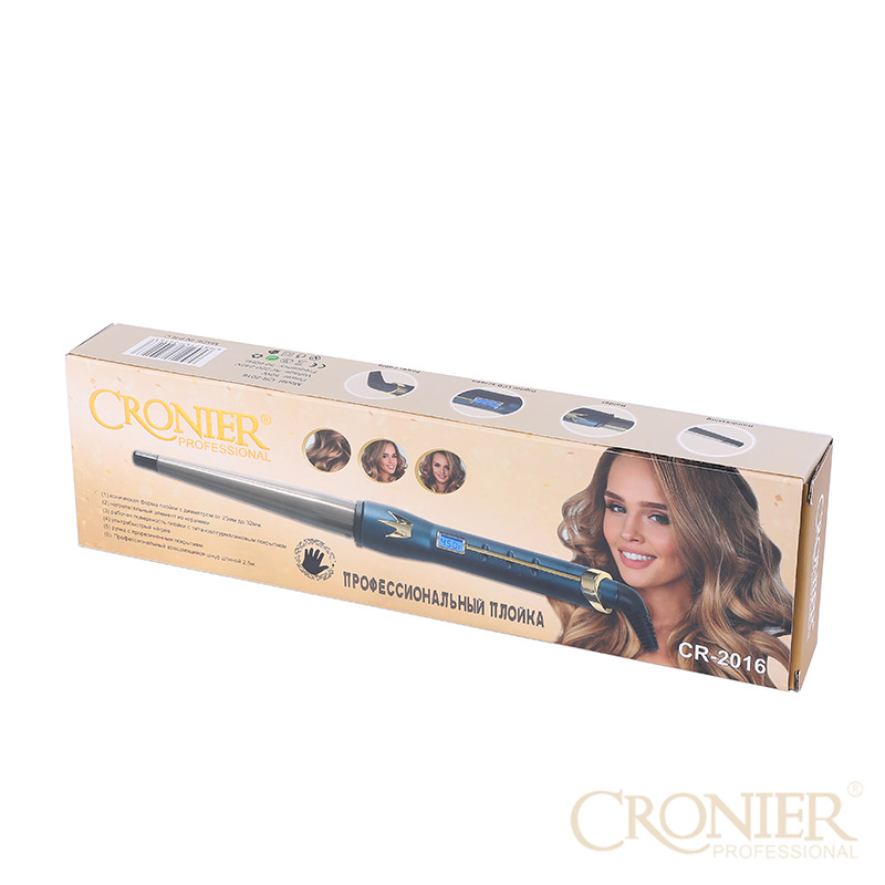CRONIER CR-2016 Hair Salon Instant Heat Curling Iron for Home Portable Hair Styling Item Picture