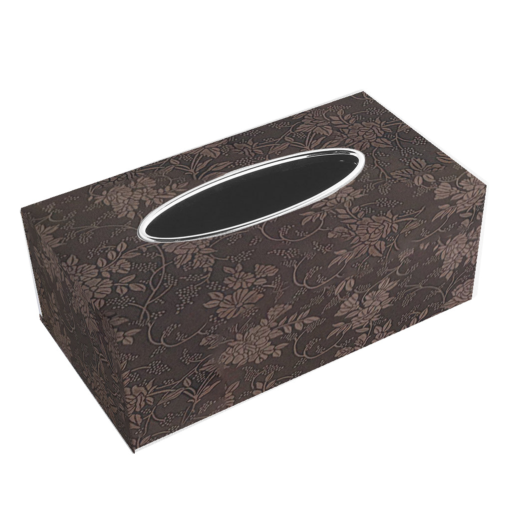 Plastic Tray Hotel Catering Cashier Tray Round Living Room Dining Room Commercial Desktop Tissue Box Household Trash Can details Picture
