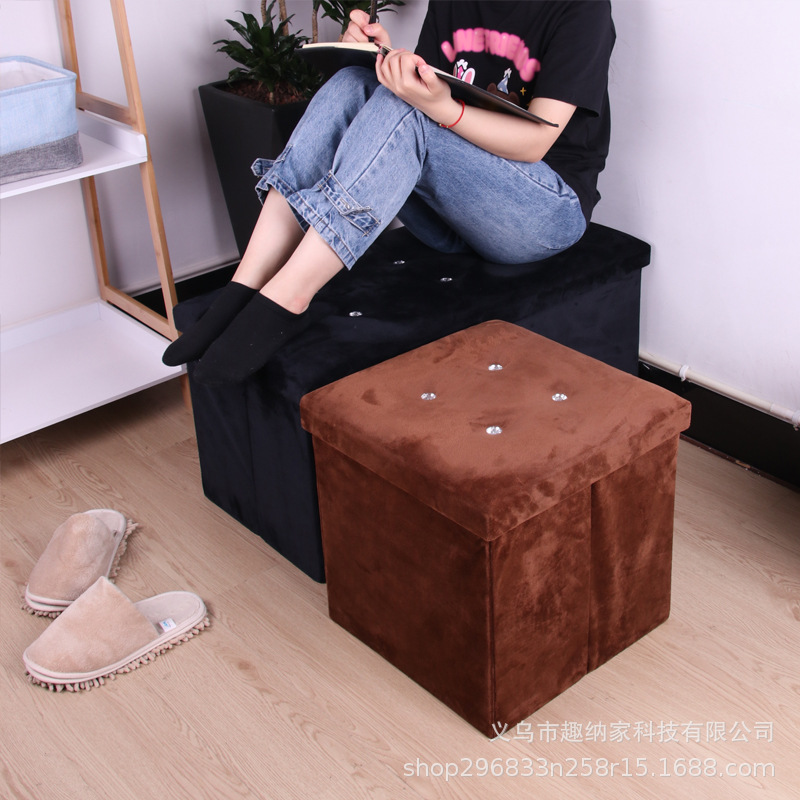 绒布水钻收纳细节图