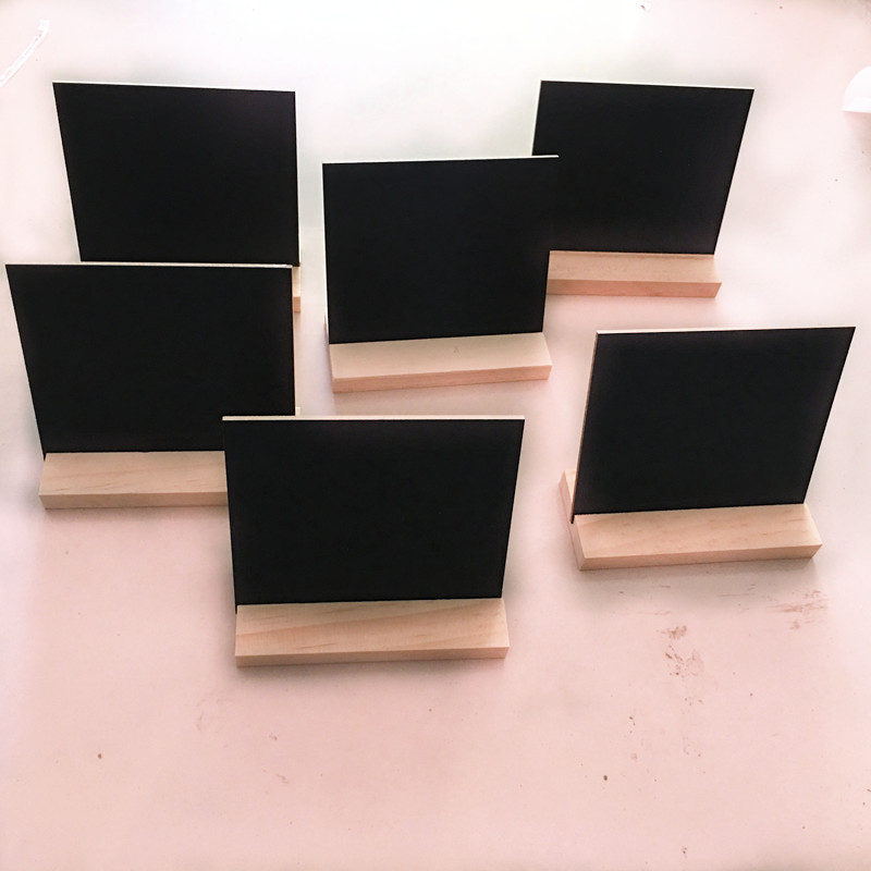 厂家直销创意木质工艺品展示柜装饰留言摆件创意款复古小黑板摆件
