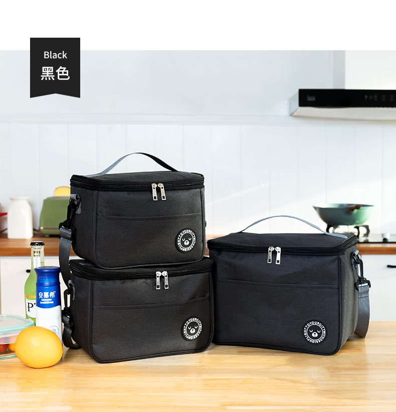 便当手提保温袋方形铝箔加厚大容量学生上班族野餐包饭盒收纳防尘日用百货详情13