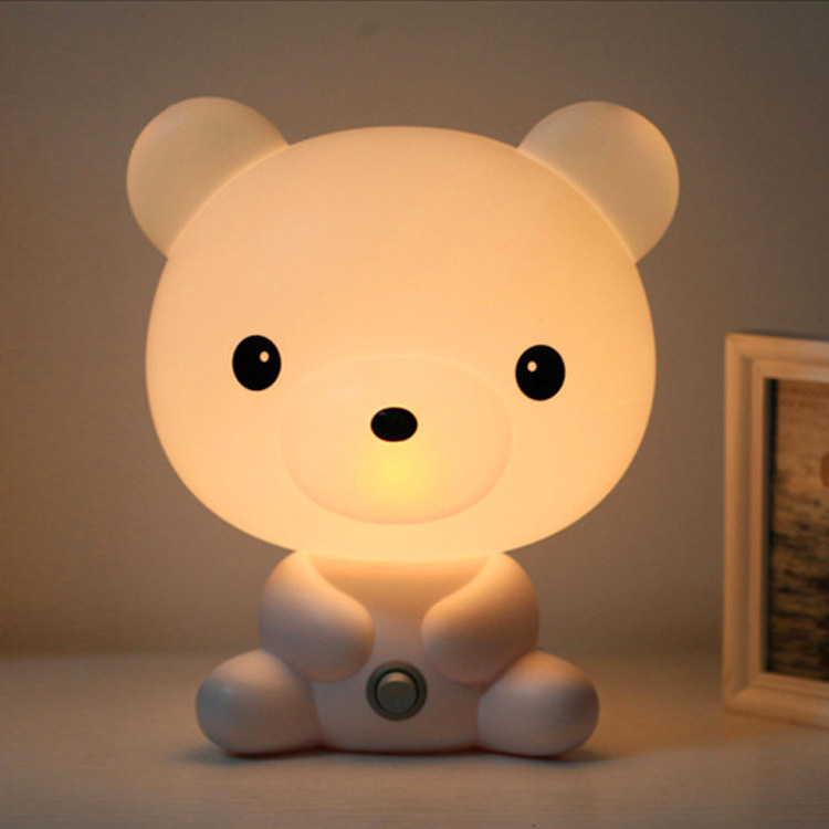 Cartoon Elf Rabbit Lamp Creative Gift Yellow Light Plug-In Night Light Children's Bedroom Cute Bedside Warm Light details Picture