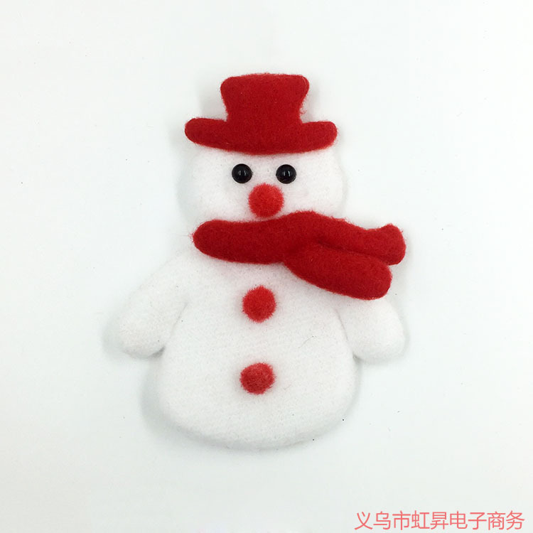 热销超声波压花圣诞系列 圣诞雪人DIY发箍 发饰 服饰包等配饰