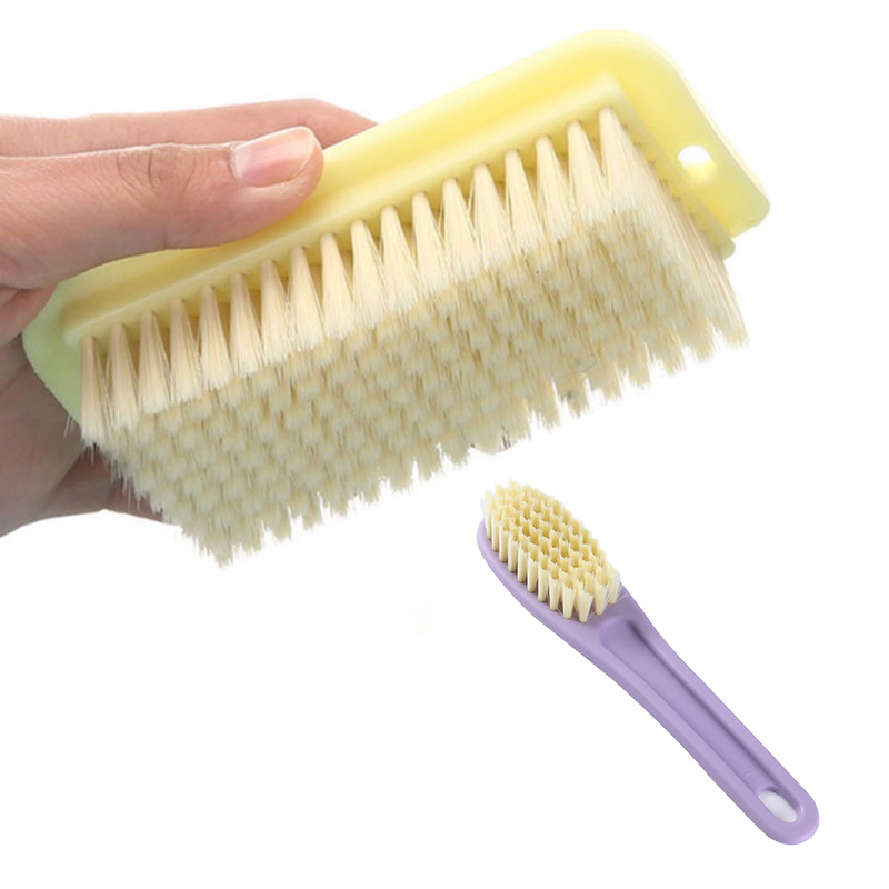 新款软毛洗衣刷不伤衣服不伤鞋鞋刷家用板刷清洁刷神器多功能白底实物图