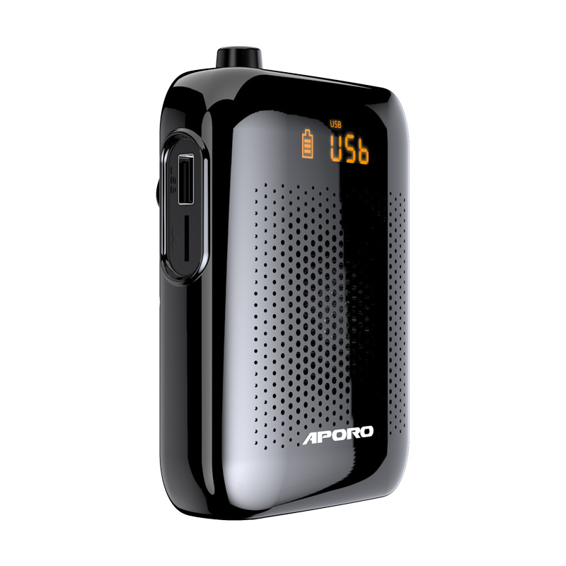 Aporo T30 2.4G Wireless Bluetooth High-Power Professional Loudspeaker Teaching Guide Promotion Of Epidemic Prevention Cross-Border details Picture