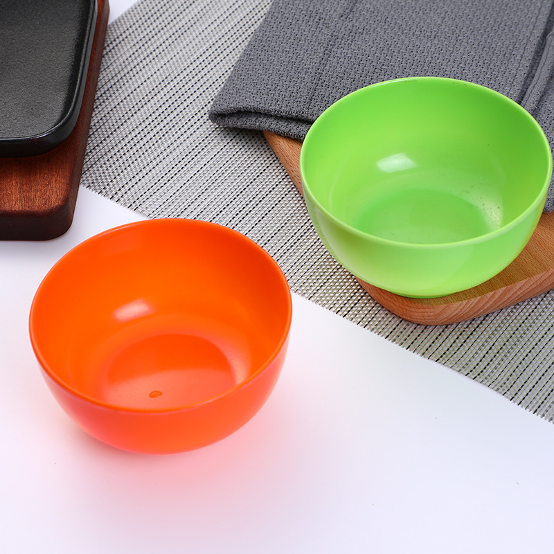 新款饭碗/塑料碗/密胺碗彩色碗产品图