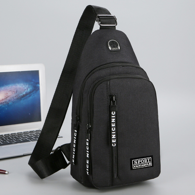 男士胸包实物图