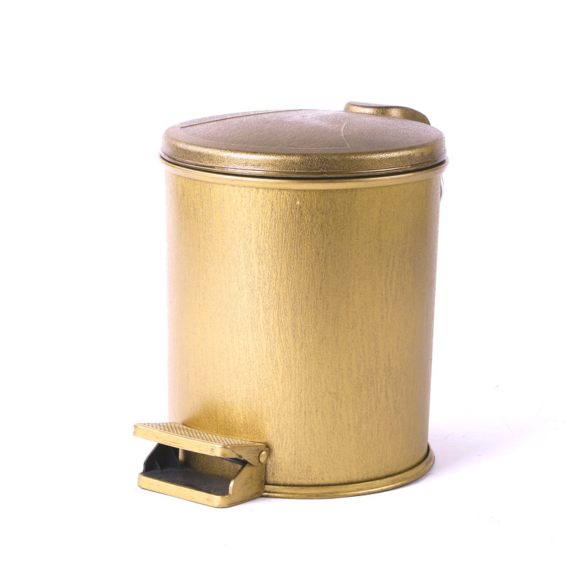 Household Foot Trashcan With Cover Toilet Kitchen Toilet Bedroom Large Paper Basket Pedal Type Rubbish Bin Specification drawing