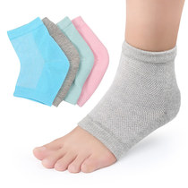 Manufacturers direct cross-border moisturizing anti-crack socks gel beauty socks mesh heel socks moisturizing stocking gel half socks