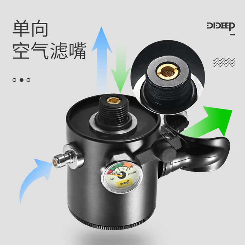 新款水肺迷你氧瓶潜水教学水下潜水装备呼吸氧气罐产品图