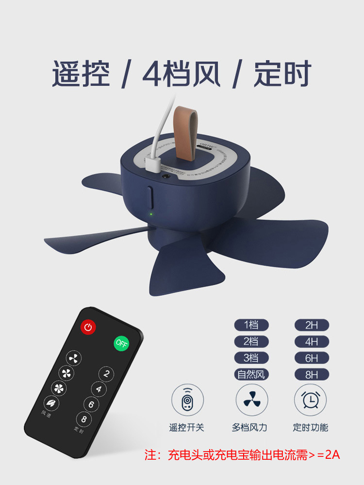 ويوزع الصانع مراوح هوائية صغيرة على الأسرّة المخصصة لإقامة الطلاب في خيام المخيمات التي يتم التحكم فيها عن بعد details Picture