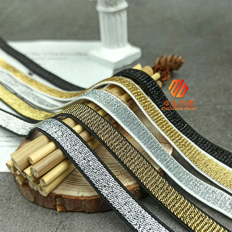 Sample Shot All Kinds Of Elastic Bag Side Strap Webbing Strap Shoulder Strap Oil Core Strap Elastic Color Finished Garment Accessories details Picture