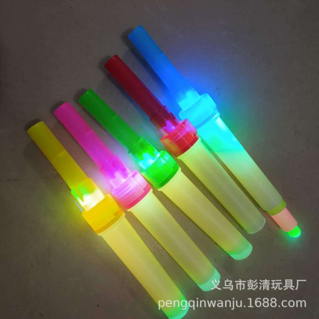 Four sticks telescopic glow-stick children's small toys wholesale glow-in-the-dark flash stick luminous sword push stall night market stall